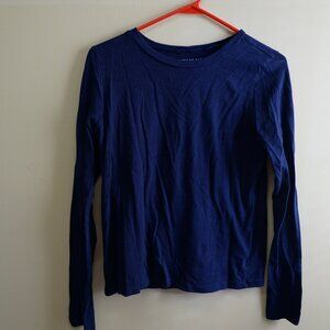 American Eagle navy long sleeve shirt